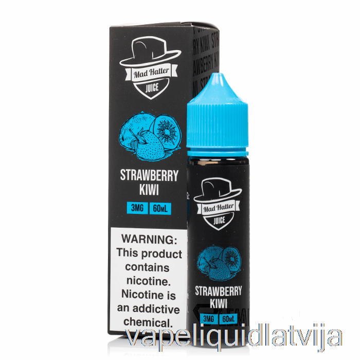 Zemeņu Kivi - Mad Hatter - 60ml 6mg Vape šķidrums